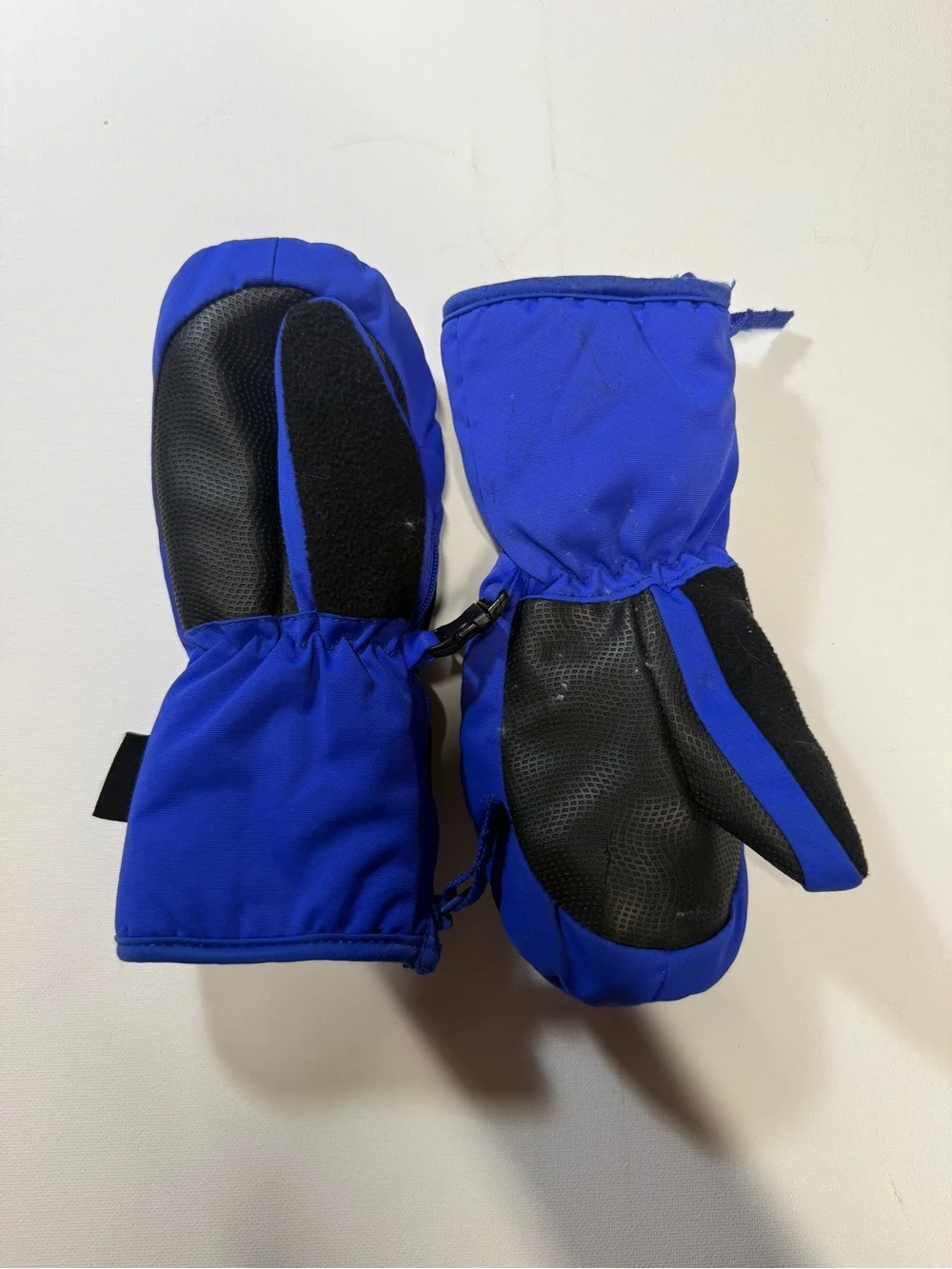 Head Blue and Black Kids Winter Mittens